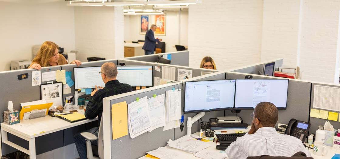 KrugerHenry Staff at their desks
