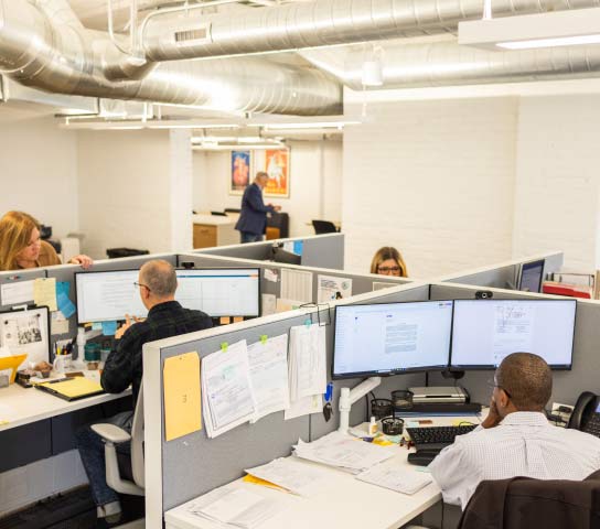 KrugerHenry Staff at their desks